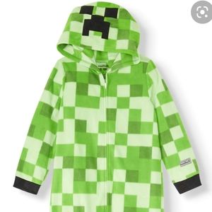 Minecraft one-piece pajama